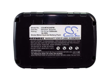 Battery For Makita Bdf460, Bdf460sf, Bdf460sh 24v, 1500mah - 36.00wh Power Tools Cameron Sino Technology Limited (Suspended)   