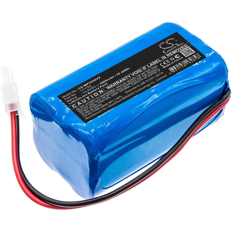 14.8V, Li-ion, 2600mAh, Vacuum battery fits Mamibot, Exvac, Exvac 660, Glassvac, 38.48Wh Vacuum Cameron Sino Technology Limited