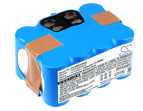 14.4V, Ni-MH, 3000mAh, Vacuum battery fits Goddess, Bralko, Galaxy Ii, 43.20Wh Vacuum Cameron Sino Technology Limited