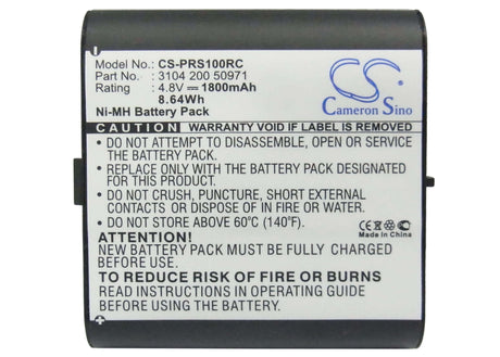 Battery For Marantz Ts5000/02 4.8v, 1800mah - 8.64wh Remote Control Cameron Sino Technology Limited (Suspended)