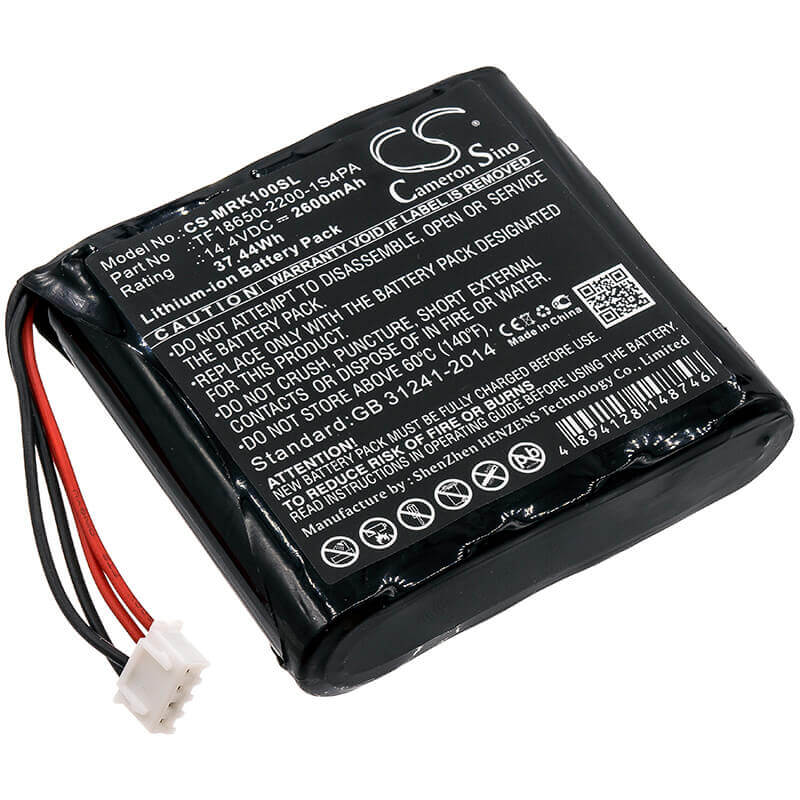 14.4V, Li-ion, 2600mAh, Speaker battery fits Marshall, Kilburn, 37.44Wh Speaker Cameron Sino Technology Limited