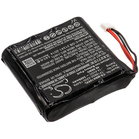 14.4V, Li-ion, 3400mAh, Speaker battery fits Marshall, Kilburn, 48.96Wh Speaker Cameron Sino Technology Limited