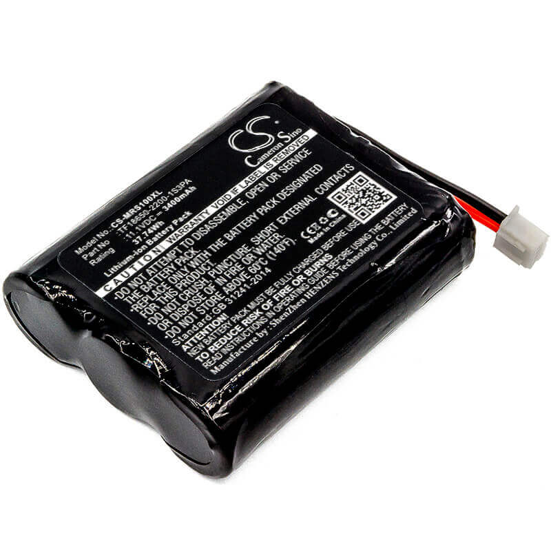 11.1V, Li-ion, 3400mAh, Speaker battery fits Marshall, Stockwell, 37.74Wh Speaker Cameron Sino Technology Limited