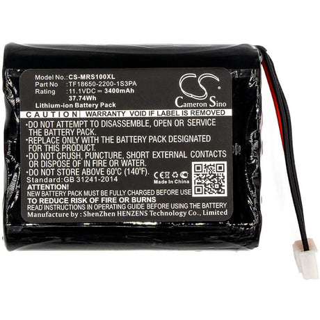 11.1V, Li-ion, 3400mAh, Speaker battery fits Marshall, Stockwell, 37.74Wh Speaker Cameron Sino Technology Limited