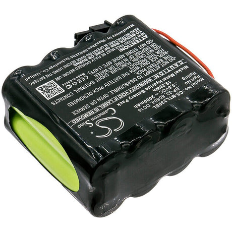 9.6V, Ni-MH, 2000mAh, Equipment battery fits Martel, 85804, BetaGauge 330, 19.2Wh Equipment, Survey, Test Cameron Sino Technology Limited