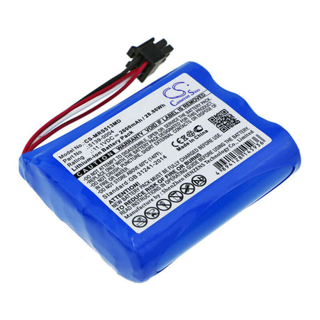 11.1V, Li-ion, 2600mAh, Medical battery fits Masimo, 5139-0004, Masimo Sedline, 28.86Wh Medical Cameron Sino Technology Limited (Medical)