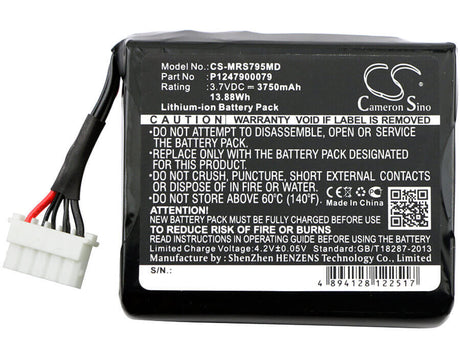 3.7V, Li-ion, 3750mAh, Medical battery fits Masimo, 23794, Pulsoximeter Type 23794, Pulsoximeter Type 4676 (23794), 13.88Wh Medical Cameron Sino Technology Limited (Medical)