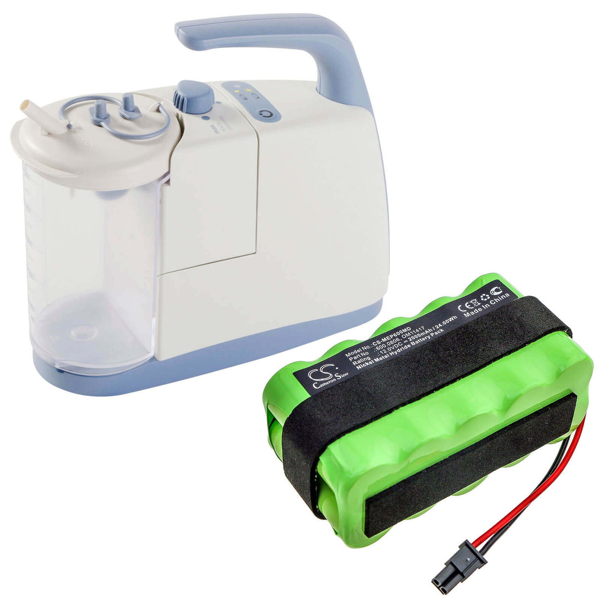 12.0V, Ni-MH, 2000mAh, Medical battery fits Medela, 110341, Aspirateur Clario, Clario Home Care Suction Pump, 24.00Wh Medical Cameron Sino Technology Limited (Medical)