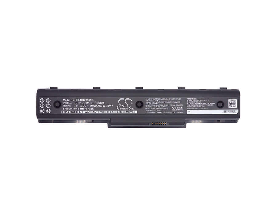 Battery For Medion, Akoya E7218, Akoya P7624, Akoya P7812, Md97872 14.4v, 4400mah - 63.36wh Notebook, Laptop Cameron Sino Technology Limited   