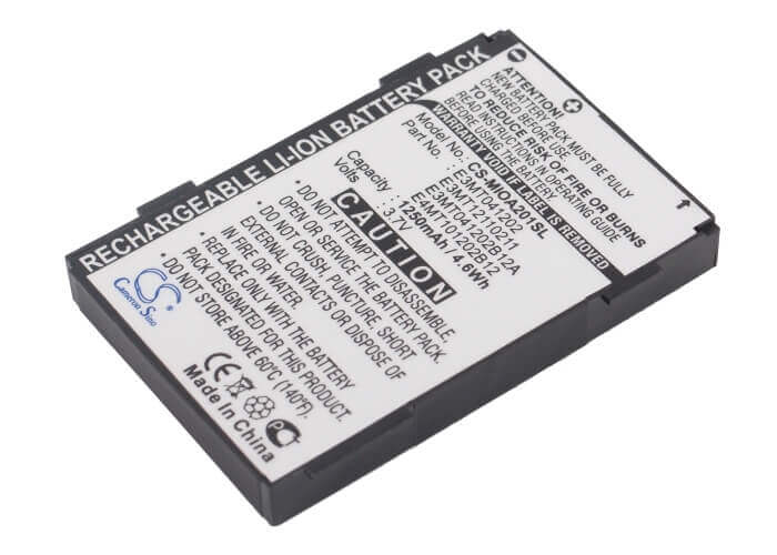 3.7V, Li-ion, 1250mAh, SmartPhone battery fits Yakumo, Medion, Mitac, E3mt041202, Md95762, Md96700, 4.63Wh Mobile, SmartPhone Cameron Sino Technology Limited (Smartphone)
