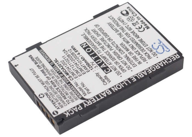 3.7V, Li-ion, 1250mAh, SmartPhone battery fits Yakumo, Medion, Mitac, E3mt041202, Md95762, Md96700, 4.63Wh Mobile, SmartPhone Cameron Sino Technology Limited (Smartphone)