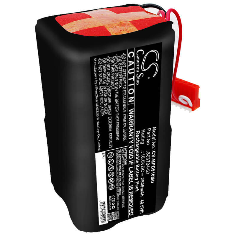 16.0V, Sealed Lead Acid, 2500mAh, Medical battery fits Physio-control, Medtronic, 21300-002259, Lifepak 9, Lifepak 9a, 40.00Wh Medical Cameron Sino Technology Limited (Medical)