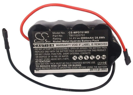 14.4V, Ni-MH, 2000mAh, Medical battery fits Medtronic, Tb01020701, Primedic Defi-b, 28.8Wh Medical Cameron Sino Technology Limited (Medical)