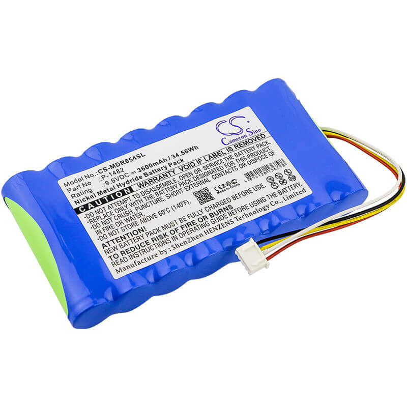 9.6V, Ni-MH, 3600mAh, Equipment battery fits Chauvin Arnoux, Megger, 8332b, 6116, 8332b, 34.56Wh Equipment, Survey, Test Cameron Sino Technology Limited