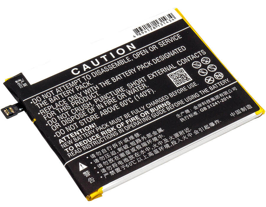 3.8V, Li-Polymer, 3000mAh, SmartPhone battery fits Meizu, Meilan, Bt710, A5, 11.4Wh Mobile, SmartPhone Cameron Sino Technology Limited (Smartphone)