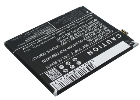 3.8V, Li-Polymer, 3100mAh, SmartPhone battery fits Meizu, Bt42, M1, Note, 11.78Wh Mobile, SmartPhone Cameron Sino Technology Limited (Smartphone)