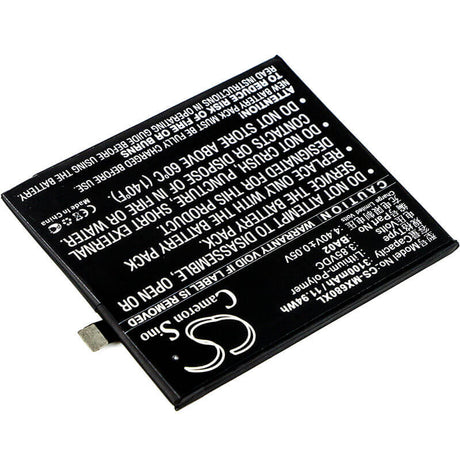 3.85V, Li-Polymer, 3100mAh, SmartPhone battery fits Meizu, Ba02, A680m, A680q, 11.94Wh Mobile, SmartPhone Cameron Sino Technology Limited (Smartphone)