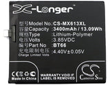 3.85V, Li-Polymer, 3400mAh, SmartPhone battery fits Meizu, Bt66, M686, M686c, 13.09Wh Mobile, SmartPhone Cameron Sino Technology Limited (Smartphone)