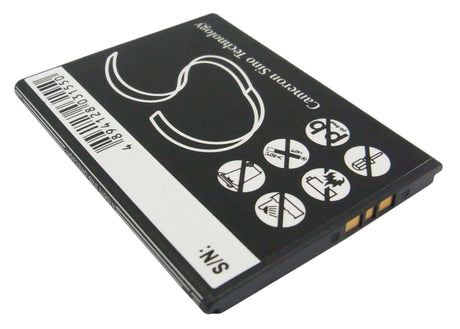 3.7V, Li-ion, 1150mAh, SmartPhone battery fits Meizu, Ba1200, M8, M8 16gb, 4.26Wh Mobile, SmartPhone Cameron Sino Technology Limited (Suspended)