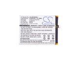 3.85V, Li-Polymer, 4100mAh, SmartPhone battery fits Meizu, Bs25, M3 Max, Meilan Max, 15.79Wh Mobile, SmartPhone Cameron Sino Technology Limited (Smartphone)