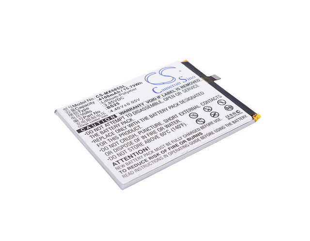 3.85V, Li-Polymer, 4100mAh, SmartPhone battery fits Meizu, Bs25, M3 Max, Meilan Max, 15.79Wh Mobile, SmartPhone Cameron Sino Technology Limited (Smartphone)