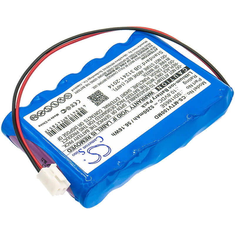 10.8V, Li-ion, 5200mAh, Medical battery fits Mekics, Sdi1865e, Mtv 1000, 56.16Wh Medical Cameron Sino Technology Limited (Medical)