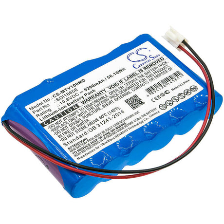 10.8V, Li-ion, 5200mAh, Medical battery fits Mekics, Sdi1865e, Mtv 1000, 56.16Wh Medical Cameron Sino Technology Limited (Medical)