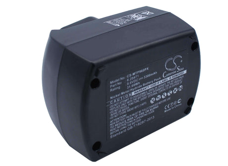 9.6V, Ni-MH, 3300mAh, Power Tools battery fits Metabo, 6.25471, Bs 9.6, Bs9.6, 31.68Wh Power Tools Cameron Sino Technology Limited (Power Tools)