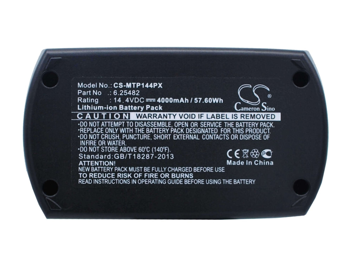 14.4V, Li-ion, 4000mAh, Power Tools battery fits Metabo, 6.25482, Bsz 14.4, Bsz 14.4 Impuls, 57.6Wh Power Tools Cameron Sino Technology Limited (Power Tools)