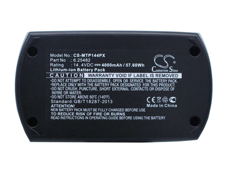 14.4V, Li-ion, 4000mAh, Power Tools battery fits Metabo, 6.25482, Bsz 14.4, Bsz 14.4 Impuls, 57.6Wh Power Tools Cameron Sino Technology Limited (Power Tools)