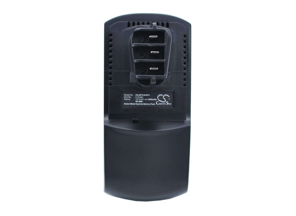 18.0V, Ni-MH, 3300mAh, Power Tools battery fits Metabo, 6.25484, Bsz 18, Bsz 18 Impuls, 59.4Wh Power Tools Cameron Sino Technology Limited (Power Tools)