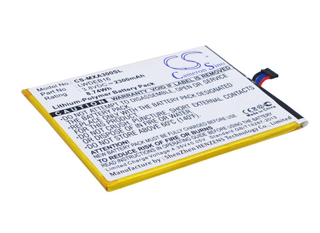 3.8V, Li-Polymer, 2300mAh, SmartPhone battery fits Micromax, Lwdeb16, A300, Canvas Gold, 8.74Wh Mobile, SmartPhone Cameron Sino Technology Limited (Smartphone)