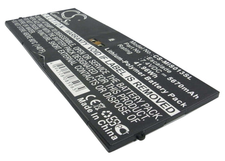 7.4V, Li-Polymer, 5670mAh, Tablet battery fits Microsoft, 2icp5/94/104, 9sr-00013, Surface Pro, 41.96Wh Tablet Cameron Sino Technology Limited