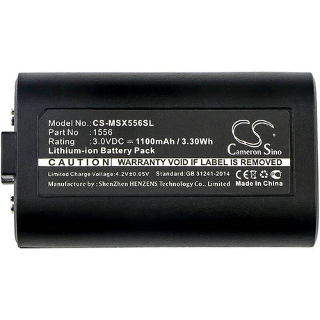 3.0V, Li-ion, 1100mAh, Game Console battery fits Microsoft, 1556, One Xboxone, Xbox One Controller, 3.30Wh Game Console Cameron Sino Technology Limited