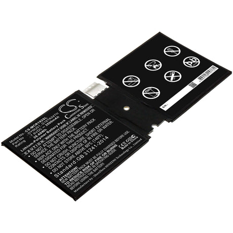 7.6V, Li-Polymer, 3500mAh, Tablet battery fits Microsoft, Dynu01, Surface 1927, Surface Go 2, 26.60Wh Tablet Cameron Sino Technology Limited