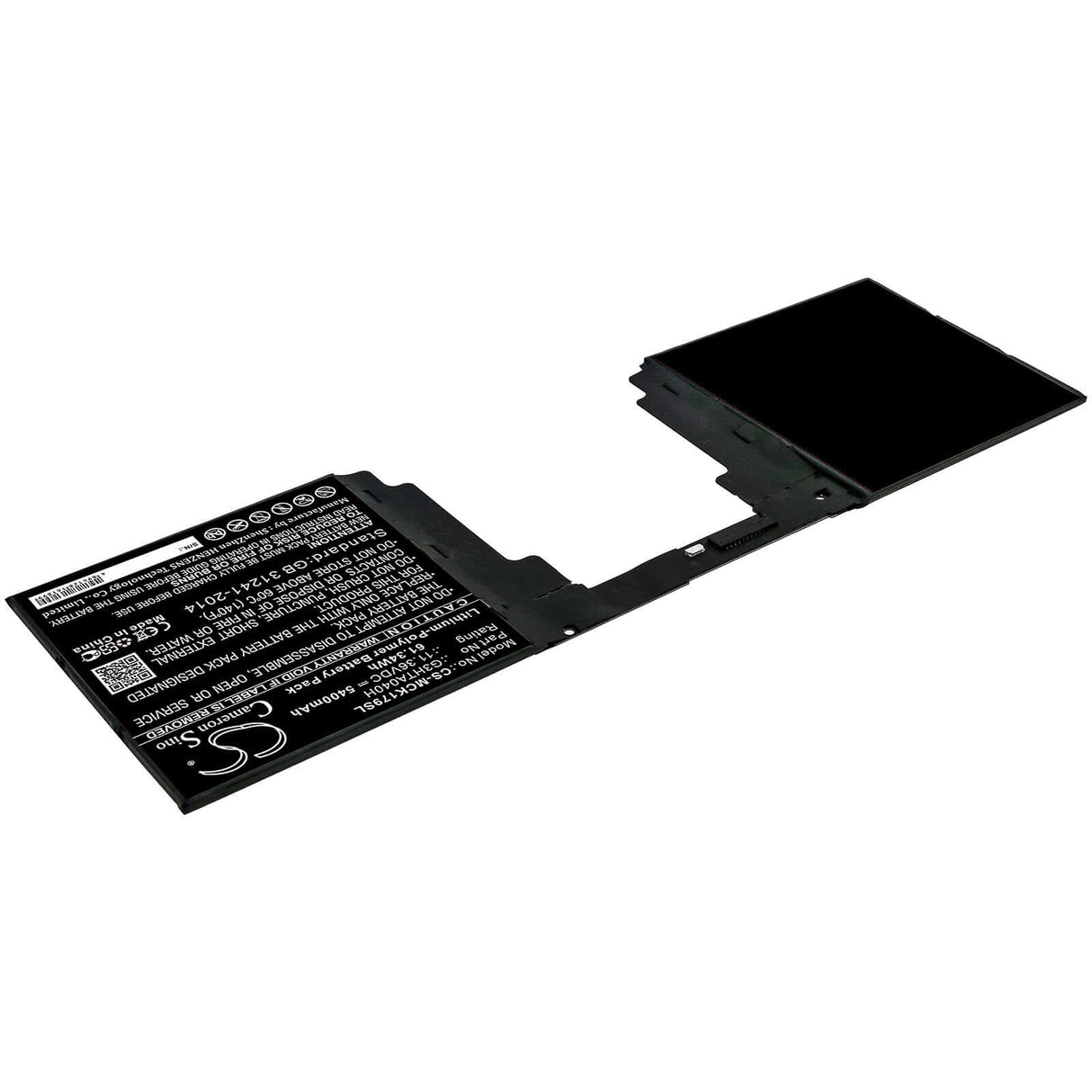 11.36V, Li-Polymer, 5400mAh, Tablet battery fits Microsoft, G3hta040h, g3hta063h, Surface Book 2nd 15" 1793 Keyb, 61.34Wh Tablet Cameron Sino Technology Limited