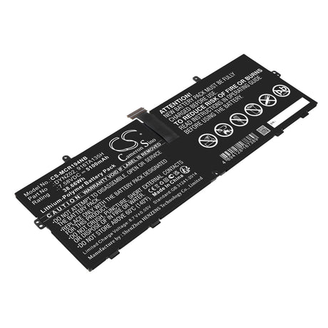 7.58V, Li-Polymer, 5100mAh, Tablet battery fits Microsoft, 916ta135h, Surface Go 1943, 38.66Wh Tablet Cameron Sino Technology Limited