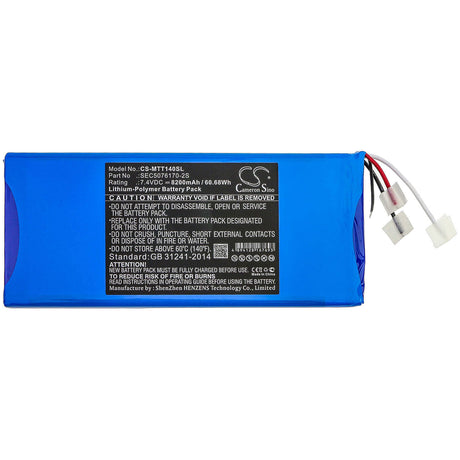 7.4V, Li-Polymer, 8200mAh, Equipment battery fits Micsig, Sec5076170-2s, ATO1102, Ato1104, 60.68Wh Equipment, Survey, Test Cameron Sino Technology Limited