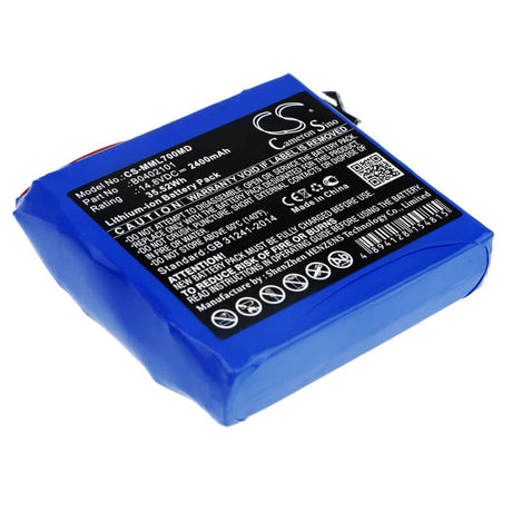 14.8V, Li-ion, 2400mAh, Medical battery fits Million, B0402101, Ml1100, Ml700, 35.52Wh Medical Cameron Sino Technology Limited (Medical)