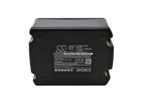 14.4V, Li-ion, 3000mAh, Power Tools battery fits Milwaukee, M14 Bx, C14 Dd, C14 Pd, 43.2Wh Power Tools Cameron Sino Technology Limited (Power Tools)