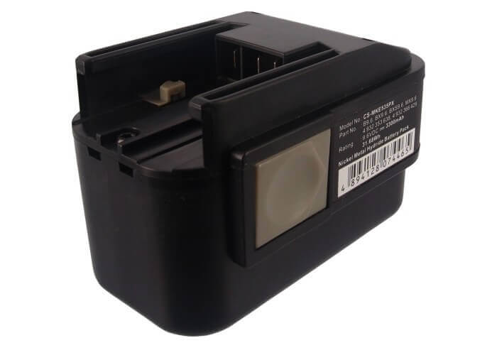 9.6V, Ni-MH, 3300mAh, Power Tools battery fits Atlas Copco, Aeg, Milwaukee, 4 932 353 638, 2000, Battery Light Pl Option, 31.68Wh Power Tools Cameron Sino Technology Limited (Power Tools)