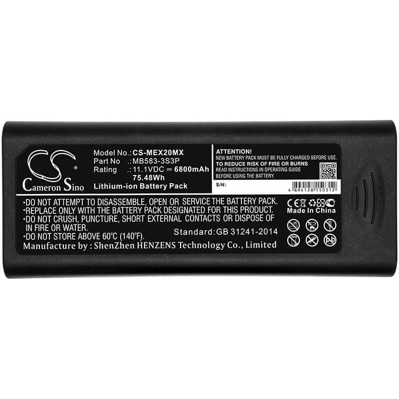 11.1V, Li-ion, 6800mAh, Medical battery fits Mindray, 022-000008-00, Accutorr 3, Accutorr 7, 75.48Wh Medical Cameron Sino Technology Limited (Medical)
