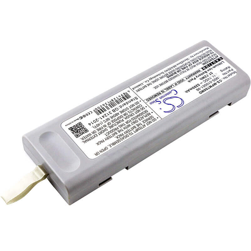 11.10V, Li-ion, 5200mAh, Medical battery fits Ge, Mindray, 0146-00-0069, 57.72Wh Medical Cameron Sino Technology Limited (Medical)