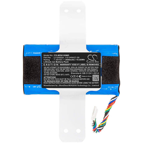 7.56V, Li-ion, 2600mAh, Medical battery fits Mindray, 022.000338-00, Benevision N1, 19.66Wh Medical Cameron Sino Technology Limited (Medical)