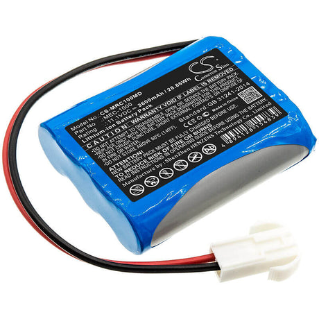 11.1V, Li-ion, 2600mAh, Medical battery fits Mindray, Mec-1000, 28.86Wh Medical Cameron Sino Technology Limited (Medical)