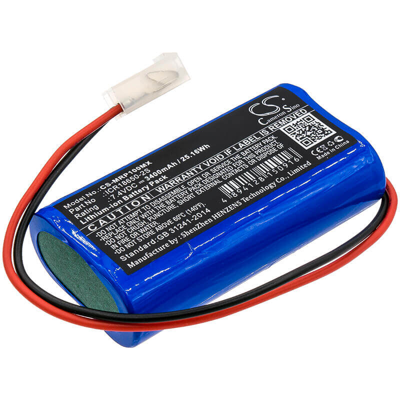 7.4V, Li-ion, 3400mAh, Medical battery fits Mindray, Icr18650-2s, Sp1, Sp1 Syringe Pump, 25.16Wh Medical Cameron Sino Technology Limited (Medical)