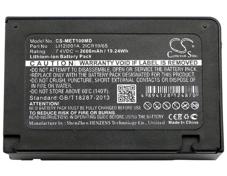 7.4V, Li-ion, 2600mAh, Medical battery fits Mindray, 115-018016-00, Defibrillateur Beneview T1, T1, 19.24Wh Medical Cameron Sino Technology Limited (Medical)