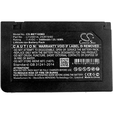 7.4V, Li-ion, 3400mAh, Medical battery fits Mindray, 115-018016-00, Defibrillateur Beneview T1, T1, 25.16Wh Medical Cameron Sino Technology Limited (Medical)