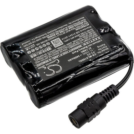 11.1V, Li-ion, 3400mAh, Equipment battery fits Minelab, P3-xs, Sovereign XS, 37.74Wh Equipment, Survey, Test Cameron Sino Technology Limited