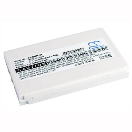 3.7V, Li-ion, 850mAh, Media Player battery fits Minon, W10-va0099, Dmp-3, 3.15Wh Media Player Cameron Sino Technology Limited